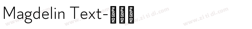 Magdelin Text字体转换